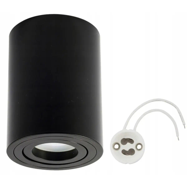 Sufitowa lampa tuba Valse SLP6318 metalowy downlight czarny