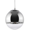 LAMPA wisząca VEN W-603/1 szklana OPRAWA zwis kula ball chrom