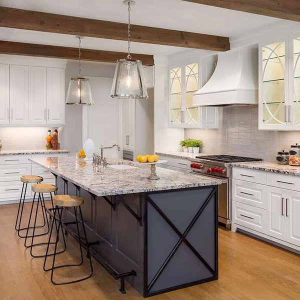 LAMPA wisząca Harrow FE/HARROW/P/M Elstead FEISS industrialna OPRAWA szklana ZWIS hygge polerowany nikiel przezroczysty