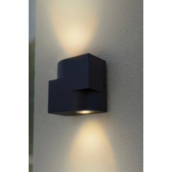 Kinkiet elewacyjny MARBO 5288001118 Lutec IP44 góra-dół zewnętrzny szary