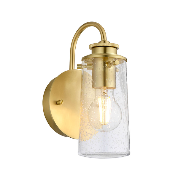 Lampa na ściane Braelyn QN-BRAELYN1-BB Quintiesse IP44 mosiądz