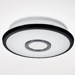 Plafoniera LAMPA sufitowa OKINAWA  679114232 Trio okrągła OPRAWA plafon LED 18W 3000K - 5500K z pilotem biały