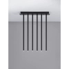 Lampa sufitowa metalowa NOVENCIO LE45465 LED 17W 3000K czarna