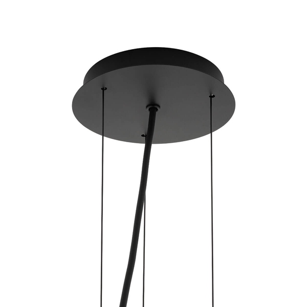 Lampa wisząca do jadalni Satellite 11225 Nowodvorski okrągła czarna