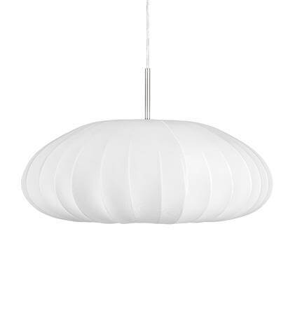 Wisząca lampa pokojowa Mist biały zwis nad stolik loft