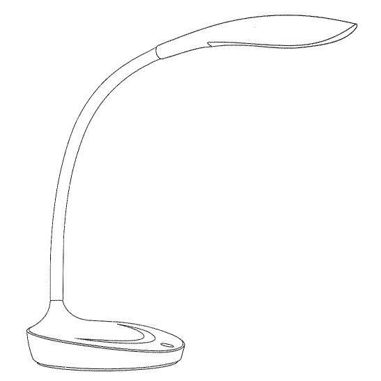 Stojąca LAMPA stołowa SWAN 106094 Markslojd biurkowa LAMPKA gabinetowa LED 4,6W 3000K z wbudowanym portem USB czarna