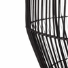 Lampa wisząca kuchenna Haiti 11167 japandi cage bambusowa czarna