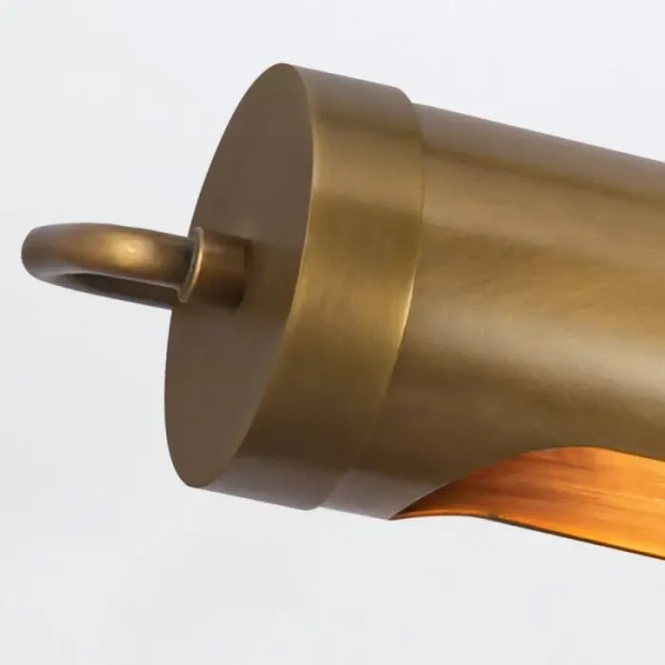 Obrazowa lampa ścienna Wynwood QN-WYNWOOD-PL-L-VBS podłużna mosiądz