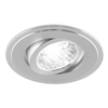 Wpuszczana LAMPA sufitowa ALUM C 03096 Ideus okrągła OPRAWA do zabudowy srebrna