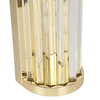 Ścienna lampa glamour Vetro LP-2910/1W GD kryształowa złota przezroczysta