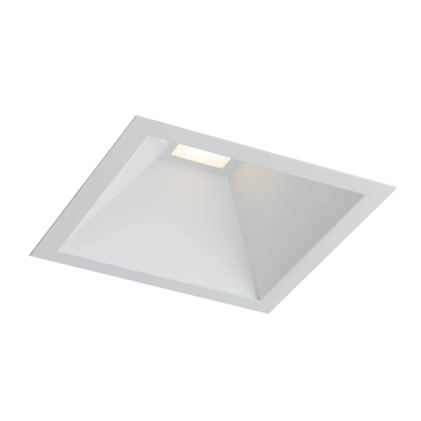 Wpust LAMPA sufitowa UBE IL 7374 Shilo kwadratowa OPRAWA podtynkowa LED 10W 3000K oczko metalowe białe
