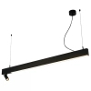 Wisząca lampa z reflektorem 23254 LED 7W + 32W 3000K belka czarny