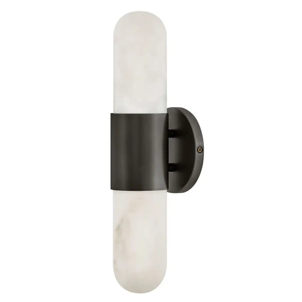 Podłużna lampa ścienna Ibiza QN-IBIZA-M-BX LED 21,5W 3000K IP44 czarny