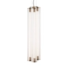 Potrójna wisząca lampa Merezi 3 5218 LED 90W 3000K szklany mosiądz patyna