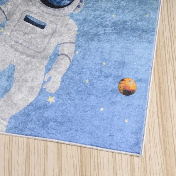 Prostokątny dywan dziecięcy Kosmonauta 322890 kosmos kolorowy