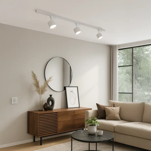 Trójfazowa lampa szynowa Cyklop Track ML2130 punktowa biały