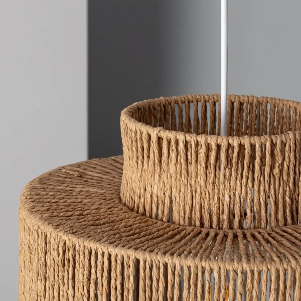 Salonowa lampa wisząca Boho ABR-LW14-BH-E27 Abruzzo tuba brązowy