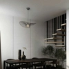 Zawieszana lampa Petti ABR-PETTI-70 Abruzzo falowana druciana czarna