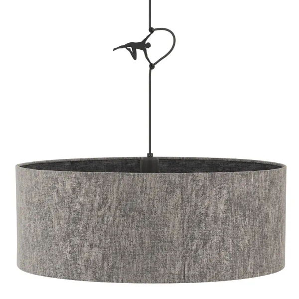 Nowoczesna lampa wisząca LAGO 11674 regulowana szara