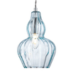 Pojedyncza lampa wisząca Eustoma MOD238-PL-01-BL szkło niebieska