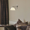Antyczna lampa ścienna Regina 8171 do pokoju brąz kremowa