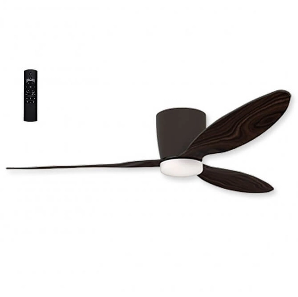 Sufitowa lampa z wentylatorem VENETI AZ4449 LED 18W 3000-5500K pilot czarny