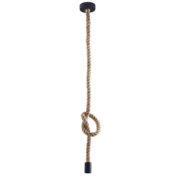 Lampa wisząca na sznurze Rope 321909 Polux LED 12W pojedyncza beżowa