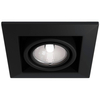 Oczko stropowe na korytarz Metal Modern DL008-2-01-B czarne