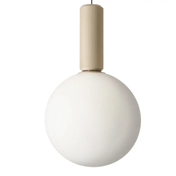 Wisząca lampa kulista TESTA beżowa biała 33-50908 3xG9 potrójna do jadalni