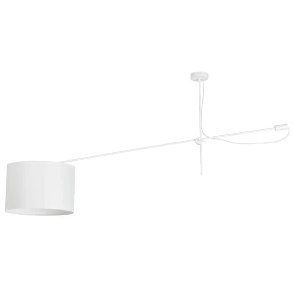 Sufitowa lampa regulowana Viper 6640 do sypialni nad łóżko biała