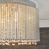 Sufitowa lampa kryształowa Galina 81980 okrągła glamour chrom przezroczysty