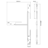 Łącznik z kablami do szyn magnetycznych Magnetic Track ML2171 czarny