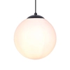 Wisząca lampa kulista Savoy K-4922 ball biała czarna