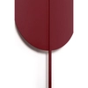 Lampa naścienna do przedpokoju Rokke RKK24050 metalowa bordowa