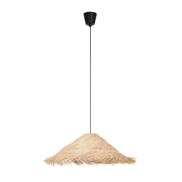 Ratanowa lampa wisząca TORENLA LE45369 skandynawska naturalna