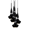 Loftowa lampa wisząca Tasos AZ0981 nad wyspę metalowa czarna
