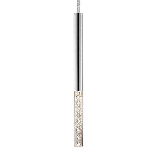 Pojedyncza lampa wisząca ONE P0461-01E-F4F4 LED 5W 3000K tuba srebrny OUTLET