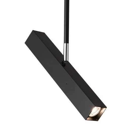 Regulowana LAMPA plafon MITSUMA 7990 Shilo metalowa OPRAWA prostokątna do systemu szynowego czarna