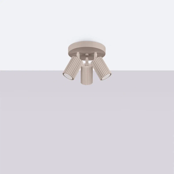 Potrójna lampa sufitowa KARBON SL.1768 z regulacją kaszmirowa