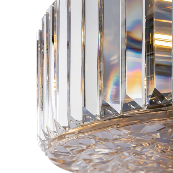 Okrągła lampa wisząca Recinto MOD080CL-08CH Maytoni kryształ chrom