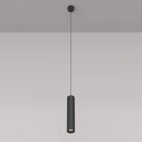 Sopel lampa wisząca Focus P075PL-01B do jadalni czarna