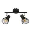 2-punktowa lampa ścienna Fly 92-61898 z regulacją czarny