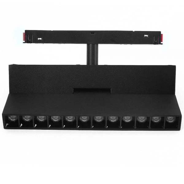 Lampa do szyn magnetycznych z diodami 484 Domeno LED 12W 4000K 3-fazowa czarna
