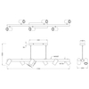 Zwieszana lampa na listwie VANTOS DL632312490 regulowana drewniana czarny