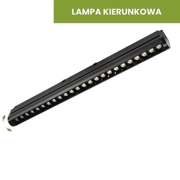 Oprawa szynowa magnetyczna regulowany kąt światła 970 Domeno LED 24W 3000K czarna