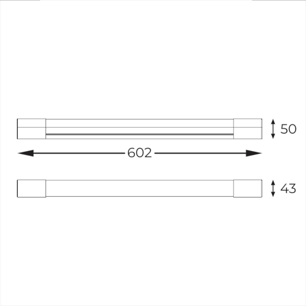 Łazienkowy kinkiet Parks W200526401 Zumaline LED 6,5W 3000K IP44 chrom