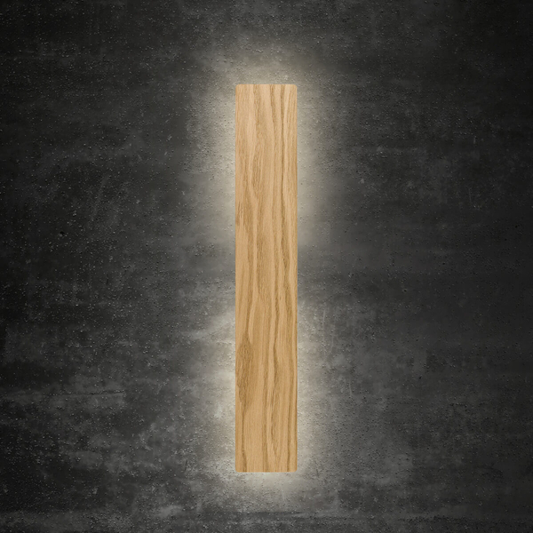 Podłużna lampa naścienna Tavola 4754 listwa belka eko drewniana