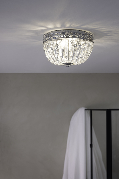 Żyrandol kryształowy Etienne 108599 Markslojd glamour metalowa oprawa chrom