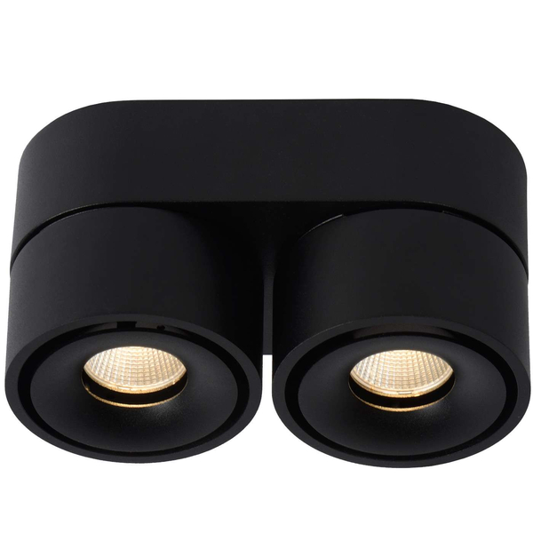 Regulowana LAMPA sufitowa YUMIKO 35911/16/30 Lucide metalowa OPRAWA tuba LED 16W 2700K spot czarny