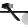 Natynkowa lampa sufitowa ZOE 33324 Sigma szklana kula czarna